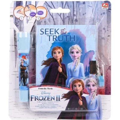Afbeelding van Slammer Dagboek Frozen Ii Meisjes 10 X 13 Cm Blauw 7 delig