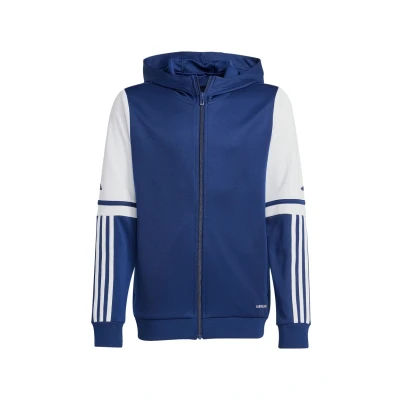 Afbeelding van adidas Performance Squadra Sweater met rits voor kinderen, Maat: 116, Blauweiss