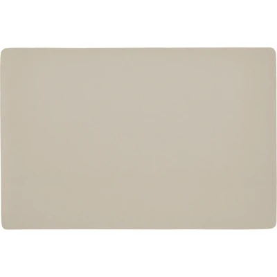 Afbeelding van Zeller Placemats 1x vegan leer creme 45 x 30 cm