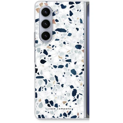 Afbeelding van Case Company® hoesje geschikt voor Samsung Galaxy Z Fold5 Terrazzo N1 Soft Cover Telefoonhoesje Bescherming aan alle Kanten en Schermrand