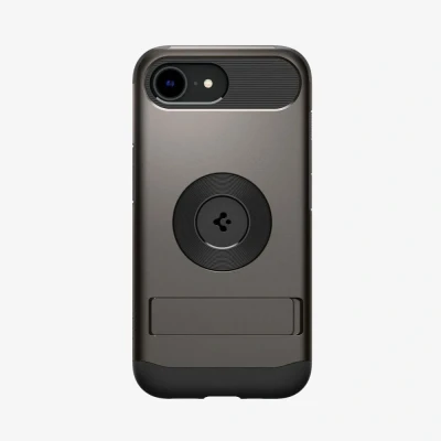 Afbeelding van Spigen Slim Armor MagFit iPhone 16E Hoes Metallic