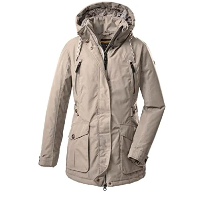 Afbeelding van G.I.G.A. DX dames Casual functioneel jack met afritsbare capuchon GW 62 WMN JCKT, lichtbeige, 48, 38725 000