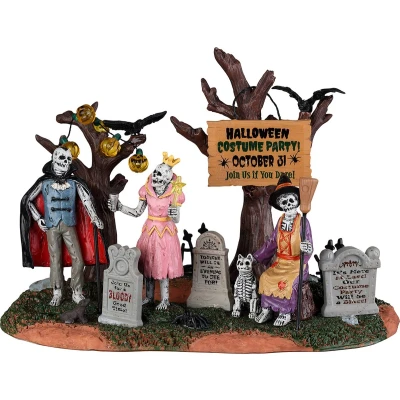 Afbeelding van Lemax Graveyard Costume Party Kersthuisjes &amp; Kerstdorpen
