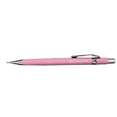 Afbeelding van Pentel vulpotlood voor potloodstiften: 0,5 mm, pastel roze houder 12 stuks