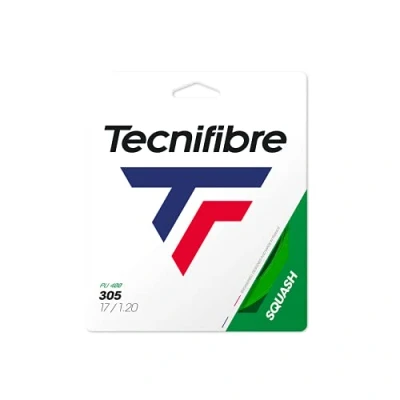 Afbeelding van TECNIFIBRE Squashsaite TF 305 SQUASH Green, 1,20 mm, 9,5 mtr set, 122370