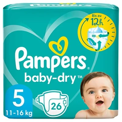 Afbeelding van Pampers Babyluiers maat 5 (11 16 kg), 26 stuks, oude versie