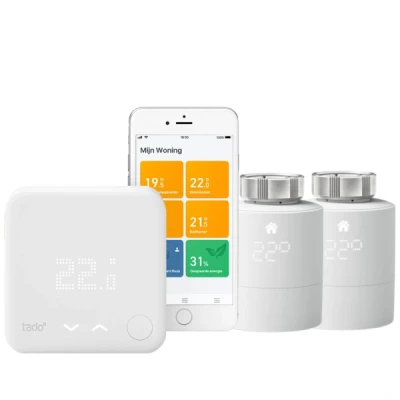 Afbeelding van Tado Smart Thermostat Wireless Essential Kit V3+ Duo Pack