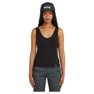 Afbeelding van G STAR Asymmetrical ZIP Top, Dames, Maat: XS, Dk black