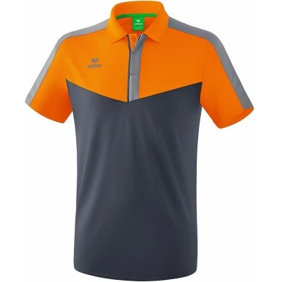 Afbeelding van Erima Squad polo new orange/slate grey/monument grey