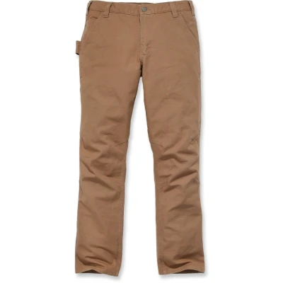 Afbeelding van Werkbroek Carhartt Men Stretch Duck Dungaree Brown W33/L32