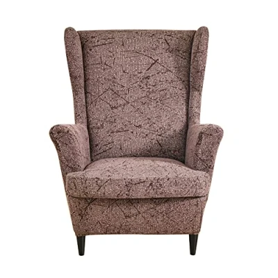 Afbeelding van CHNSHOME Wing stoel slipcovers voor fauteuils Bedrukte vleugelfauteuil covers vleugel 2 stuk rug fauteuil
