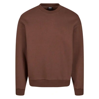 Afbeelding van Urban Classics Fluffy Crewneck Sweater, Heren, Maat: XL, Chocolatebrown
