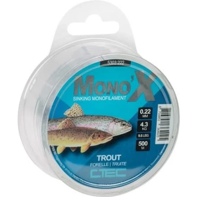 Afbeelding van C Tec Mono X Trout 500m Maat : 0.20mm