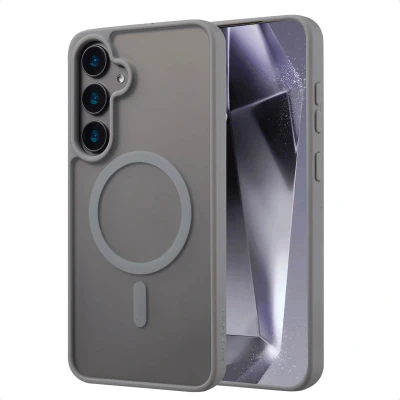 Afbeelding van Samsung Galaxy S24 Plus MagSafe Hoesje Kunststof imoshion Hardcase/Backcover Grijs Telefoonhoesje