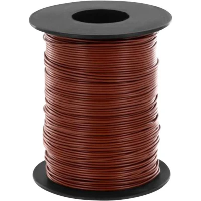 Afbeelding van Donau Elektronik 119 18 Draad 1 x 0.14 mm² Bruin 100 m