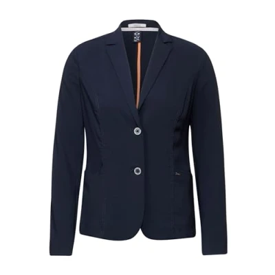 Afbeelding van Cecil Travelware Blazer, Dames, Maat: Small, Blau