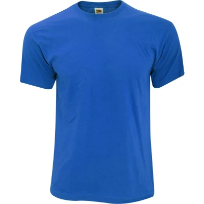 Afbeelding van Fruit Of The Loom Heren Screen Stars Origineel Vol Cut T shirt met korte mouwen (Royaal Blauw) Maat XXL
