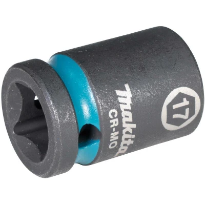 Afbeelding van Makita E 16134 slagmoer 1/2 inch SW17 kort Impact Black