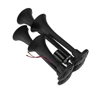 Afbeelding van Auto Luchthoorn, 135DB Super Luide Hoorn Anti vibratie vocht voor motorfietsen vrachtwagens boten