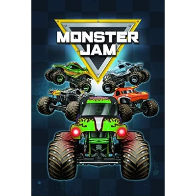 Afbeelding van Monster Jam Fleece deken Grave Digger, Max D, Megalodon, Dragon &amp; El Toro Loco Design Bedsprei, superzachte 100 x 150 cm