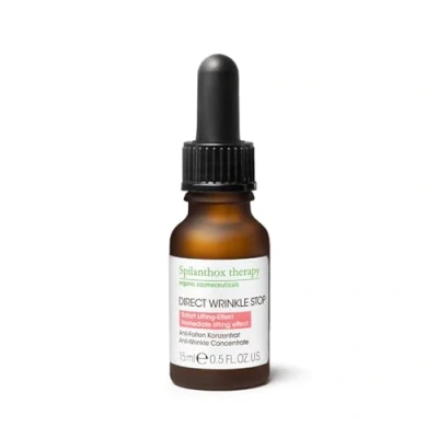 Afbeelding van Spilanthox therapy Direct Wrinkle Stop antiverouderingsconcentraat voor het gladstrijken van gelaatsuitdrukkingen &amp; verminderen rimpels gezichtsverzorging spilanthol hyaluronzuur 15ml