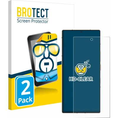 Afbeelding van BROTECT (2 Stuks) Schermbeschermer voor Nubia Z60 Ultra Screen Protector Transparant