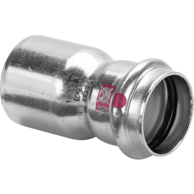 Afbeelding van Viega Prestabo verloopsok inschuif 35x28 mm staal