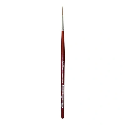 Afbeelding van da Vinci Watercolor Series 1280 CosmoTop Spin kwast, middelhoge naaldscherpe liner synthetisch met rode handgreep, maat 1