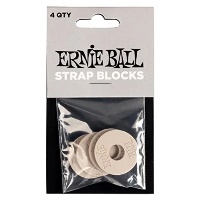 Afbeelding van Ernie Ball 5625 Strap Blocks Gray (4 stuks)