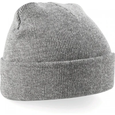 Afbeelding van Beechfield Muts Original met omslag B45 Heather Grey