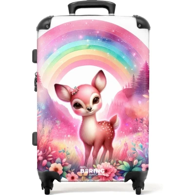 Afbeelding van NoBoringSuitcases.com® Kindertrolley meisje Trolley koffer kinderen 20 kg bagage