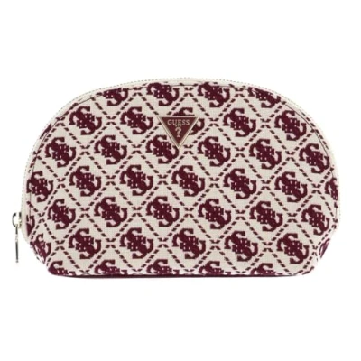 Afbeelding van GUESS Cosmetische tas Dome Cosmetic Pouch Merlot Veelkleurig