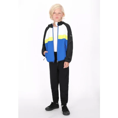 Afbeelding van Schmuddelwedda Trainingsvest voor kinderen, Maat: 128, Königsblau colorblock