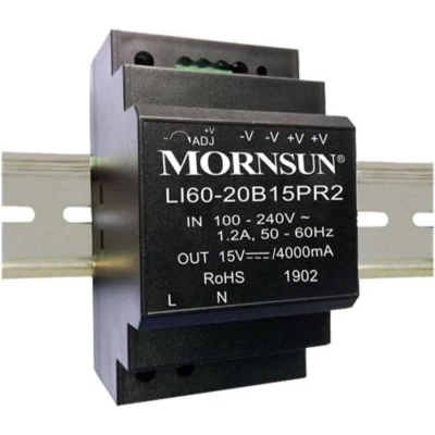Afbeelding van Industriële voeding op DIN rail enkele uitgang 60 W 12 V 4.5 A