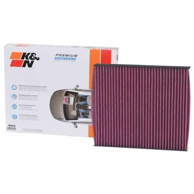 Afbeelding van K&amp;N Filters DVF5002 Interieurfilter Carbon filter 248mm 32mm Vierkant VOLKSWAGEN: Polo V Hatchback, IV Fox SEAT: Ibiza 4