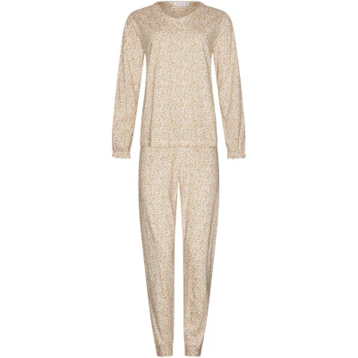 Afbeelding van Pastunette Beige Animal Pyjama Bio Katoen Maat 48