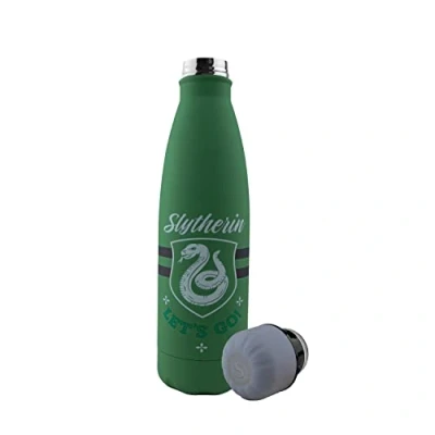 Afbeelding van Cinereplicas Harry Potter Thermo Slytherin Let&#039;s Go Waterfles Multicolours