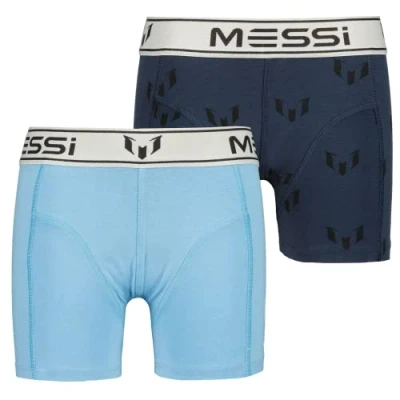Afbeelding van Vingino x Messi boxershort set van 2 donkerblauw/lichtblauw
