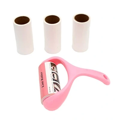 Afbeelding van ISIYINER Lint roller huisdier ontharder kleverige stofrol reiniger voor kleding, autostoel, tapijt, bank, 4