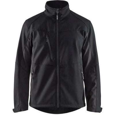 Afbeelding van Blaklader Softshell Jack 4950 2516 Mannen Zwart/Grijs M