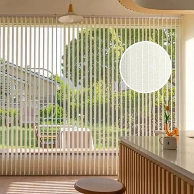 Afbeelding van Verticale Jaloezieën Voor Ramen,Verstelbare Lamellengordijnen,Verticale Binnen,Verduistering/Thermisch Geïsoleerde Jaloezieën,Voor Home Office,WxH 150x240cm/59x94in
