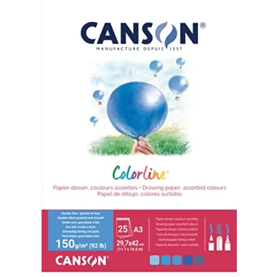 Afbeelding van Canson Colorline Kunstpapier 25 vel
