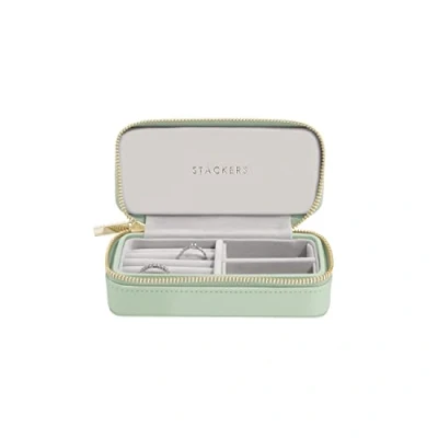Afbeelding van Stackers Sage Green Medium Travel Sieraden Doos
