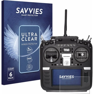 Afbeelding van Savvies (6 Stuks) Schermbeschermer voor Radiomaster TX16S Screen Protector Ultra Transparant
