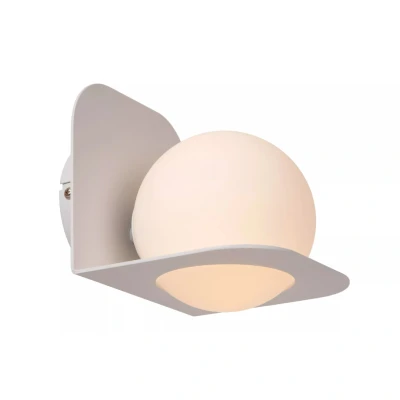 Afbeelding van Lucide DAVY Wandlamp Badkamer 1xG9 IP44 Wit