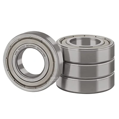 Afbeelding van XiKe 6207ZZ dubbel afgedicht kogellager 35x72x17mm, chroomstaal voorgesmeerd metalen afdichtingen, 6207 2Z diepgroefkogellager 4 stuks