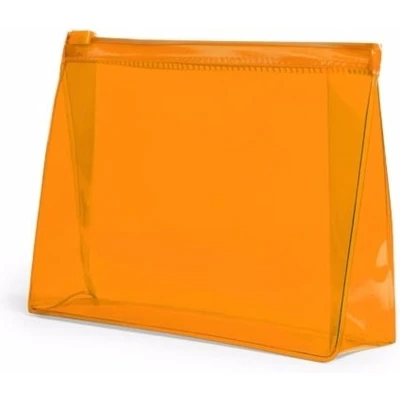 Afbeelding van Handbagage toilettas oranje 17 cm Toilettassen