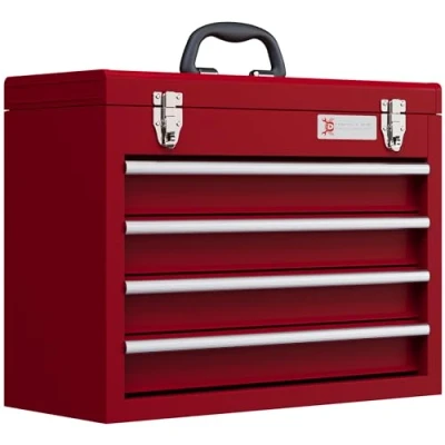 Afbeelding van DURHAND Werkzeugkiste Stahl 51L x 22B 39,5H cm Rot