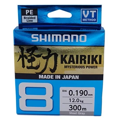 Afbeelding van Line Kairiki 8 300m 0.06mm 5.3kg staalgrijs