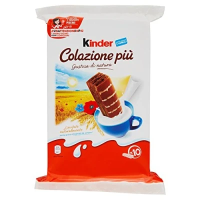 Afbeelding van FERRERO SNACKS KINDER ONTBIJT PLUS 4 PAKKETTEN VAN 10 STUKS